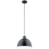 Kichler Zailey 16 In. 1-Light Pendant Fixture (Black)