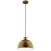Kichler Zailey 16 In. 1-Light Pendant Fixture (Natural Brass)