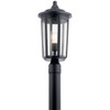 Kichler Fairfield Black 1 Light Post Light