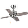 Progress Lighting Drift Four-Blade Silver, 32-In Ceiling Fan