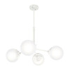 Hunter 19017 Hepburn Indoor Chandelier (Matte White)