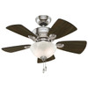 Hunter Fan Watson 34 In. Ceiling Fan W/ Light (Brushed Nickel)