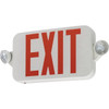 Lithonia Lighting Thermoplastic LED Exit/Unit Combo, Red/Green, Battery, Round Ecrg Ho Rd M6