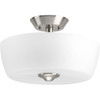 Progress Lighting P350060-009 Leap Incandescent Semi-Flush Mount Light