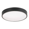 AFX Octavia 14 In. LED Flush Mount Black 120v, 30/35/40k