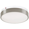 AFX Octavia 14 In. LED Flush Mount Brushed Aluminum 120v, 30/35/40k