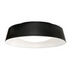 AFX Duncan 20 In. LED Flush Mount Black/White 120-277v, 27/30/35/40/50k