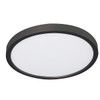 AFX Edge Round 8 In. LED Flush Mount Black 120v, 27/30/35/40/50k