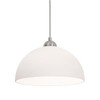 AFX Otis 12 In. Medium Base Pendant Fixture Satin Nickel 120v