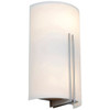 Access Lighting Prong 2 Light Wall Sconce Brushed Steel Finish