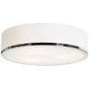Access Lighting Aero Flush Mount 20672-Ch/Opl Chrome Finish