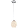 Access Lighting Brandy Firebird Led Pendant Brushed Steel