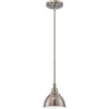 7 In. 1-Light Pendant Fixture (Satin Nickel)