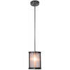 1-Light Pendant Fixture (Matte Black)