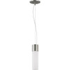 Satco Link 1-Light Incandescent Pendant Fixture (Brushed Nickel)