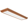 Lithonia Lighting LED Cambridge 4' Ceiling Fixture, 36 Watt, Oak, 4000k Fmfl 30840 Caml Oa