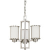 Nuvo Lighting Odeon 3-Light Indoor Chandelier (B. Nickel)