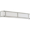 Nuvo Lighting Odeon 32 In. 4-Light Incandescent Wall Sconce (Brushed Nickel)