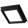 Eti 5" Matte Black Square Night Light