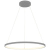 Access Lighting Anello Dual Voltage Led Pendant Gray Finish