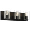 Access Lighting Oslo 3 Light Led Vanity Matte Black Finish