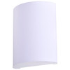 Satco Crispo Led 9" Wall Sconce White Cct Selectable 3k/4k/5k