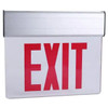 Precision 3.1-Watt 120-277-Volt Led White Red Edge Lit Exit Sign 4.8-Volt