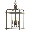 Progress Lighting Assembly Hall 15 In. 4-Light Pendant Fixture (Antique Bronze)