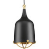 Progress Lighting Era 8 In. 1-Light Pendant Fixture (Black)