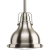 Progress Lighting Fresnel Lens 6 In. 1-Light Led Pendant Fixture (Brushed Nickel)