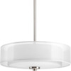 Progress Lighting Invite 15 In. 3-Light Pendant Fixture (Brushed Nickel)
