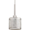 Progress Lighting Mingle 6 In. 1-Light Pendant Fixture (Brushed Nickel)