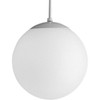Progress Lighting Opal Globes 10 In. 1-Light Pendant Fixture (White)