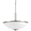 Progress Lighting Replay 17 In. 3-Light Pendant (Brushed Nickel)