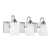 Generation Lighting Seville 21 " 3-Light Chrome Vanity Light With Led Bulbs