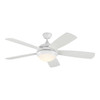 Generation Lighting Discus Smart 52" Int LED Indoor White Ceiling Fan Light Kit/Remote