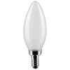 Satco 5.5w B11 Led Bulb Frost Candelabra Base 90 Cri 5000k 120v Package Of 6
