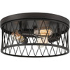 Designers Fountain Arris 15 In. 3-Light Flush Mount Light