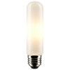 Satco 5.5 Watt T10 Led Bulb, Medium Base, 3000k, 450 Lumens, Frost, Package Of 6