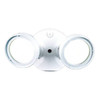 Halo Twin-Head Round Led Flood Light 4,000 K, Lumen Select, Dusk To Dawn, White