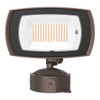 Halo Arch Led Wall Flood Light 45w, 5000lm, 5cct Select, Bronze