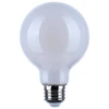 Satco 6 Watt G25 Led Bulb, Medium Base, 3000k, 500 Lumens, White, Package Of 6