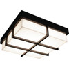 Seasons 8 In. Outdoor Bug-Resistant Led Ceiling Fixture, 30/35/40k (Black)