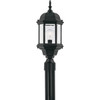 Designers Fountain Devonshire 1-Light Post Lantern Lighting Post Cap (Black)