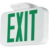 Hubbell Lighting Compass 1.5 W White Integrated LED Exit Sign W/ Battery