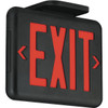 Hubbell Lighting Dual-Lite 2 W Black-Red Integrated LED Exit Sign Ac Only