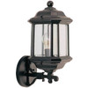 Generation Lighting Kent 1-Light Outdoor Wall Lantern Sconce (Black)