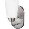Sea Gull Lighting Kerrville 1-Light Wall Sconce (Brushed Nickel)