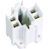 Satco Compact Fluorescent Bulb Holder, Screw-Down, 4-Pin, Package Of 4