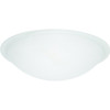 15.75 In. Alabaster-Style Bowl Light Fixture Cover (2-Pack)